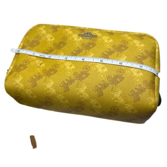 COACH Horse & Carriage Print Boxy 20 Cosmetic Bag F84642 - Picture 9 of 10